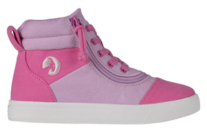 Pink/Pink BILLY Street Short Wrap High Tops -Shoekid.ca