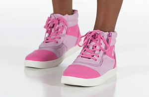 Pink/Pink BILLY Street Short Wrap High Tops -Shoekid.ca