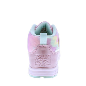 Tsukihoshi Tokyo Kids: Pink Multi 100% Waterproof, Lightweight, Machine Washable Sneakers