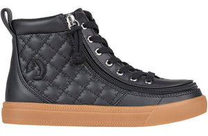 Black/Gum BILLY Classic Quilt High Tops -Shoekid.ca