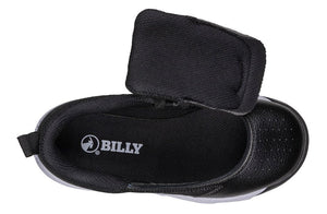 Black/White BILLY Sport Court Athletic Sneakers -Shoekid.ca