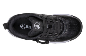 Black/White BILLY Sport Court Athletic Sneakers -Shoekid.ca