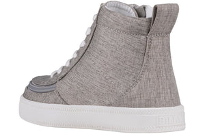 Grey Jersey BILLY Classic Lace Highs -Shoekid.ca