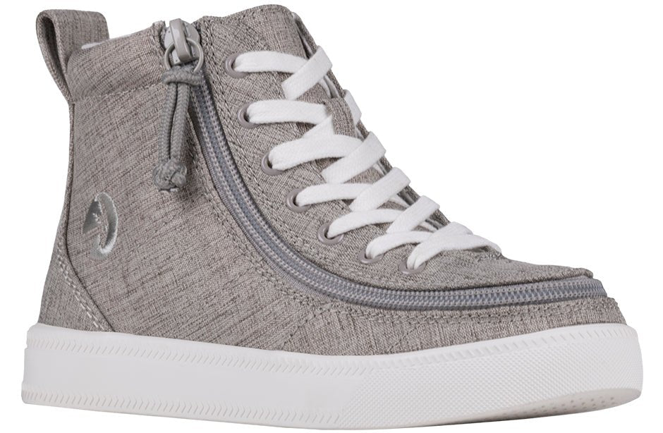 Grey Jersey BILLY Classic Lace Highs -Shoekid.ca