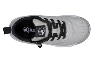 Grey/Black BILLY Sport Court Athletic Sneakers -Shoekid.ca