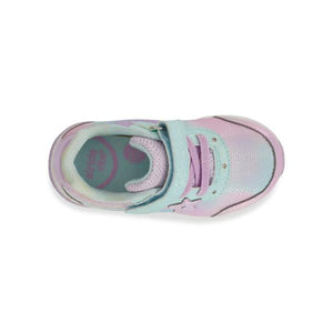 Stride Rite Starlight Lightup Aqua Girls Running Shoes