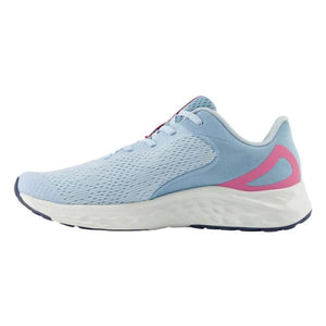 New Balance Fresh Foam v4 Blue Pink Girls Running Shoes Big Kids (Laces)