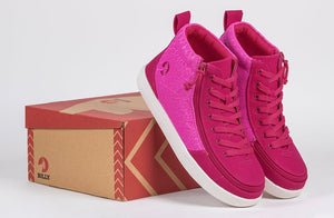 Pink Print BILLY Classic D|R High Tops -Shoekid.ca