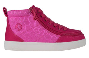 Pink Print BILLY Classic D|R High Tops -Shoekid.ca