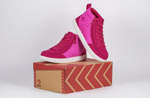 Pink Print BILLY Classic D|R High Tops -Shoekid.ca