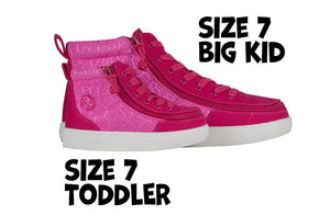 Pink Print BILLY Classic D|R High Tops -Shoekid.ca