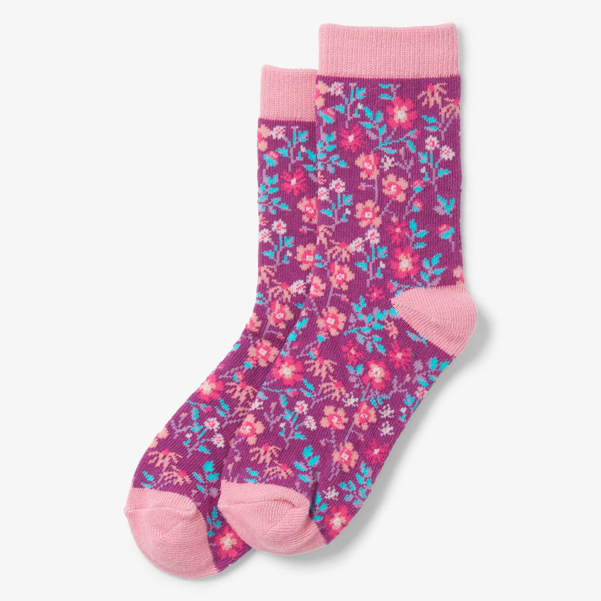 Hatley Wildflowers Kids Crew Sock | ShoeKid.ca