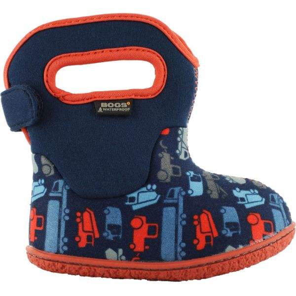Baby Bogs Blue Multi Waterproof Toddler Winter Boots - ShoeKid.ca
