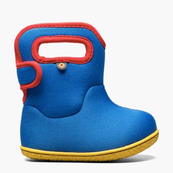 Baby Bogs Blue Solid Waterproof Toddler Winter Boots - ShoeKid.ca