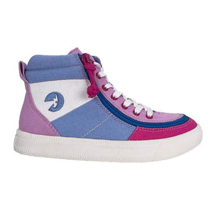 Billy Colorblock Street Kids High Top Adaptable Sneaker (EasyOn) - ShoeKid.ca