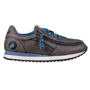 Billy Gray Blue Jogger Kids Adaptable Boys Sneaker (EasyOn) - ShoeKid.ca