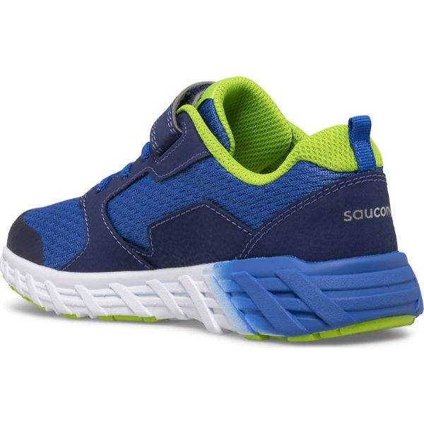 Saucony Blue Wind A/C Boys Running Shoes | ShoeKid.ca