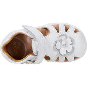 Stride rite hot sale white sandals