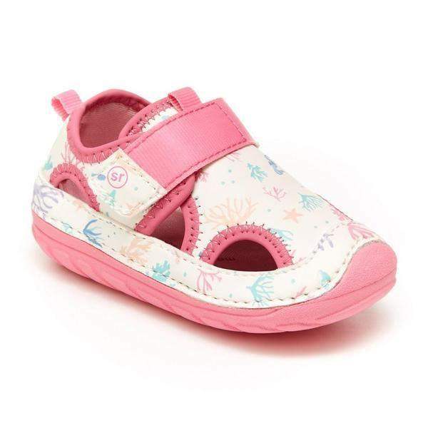 Stride Rite Splash White Multi Infant Toddler Sandals Water Friendly